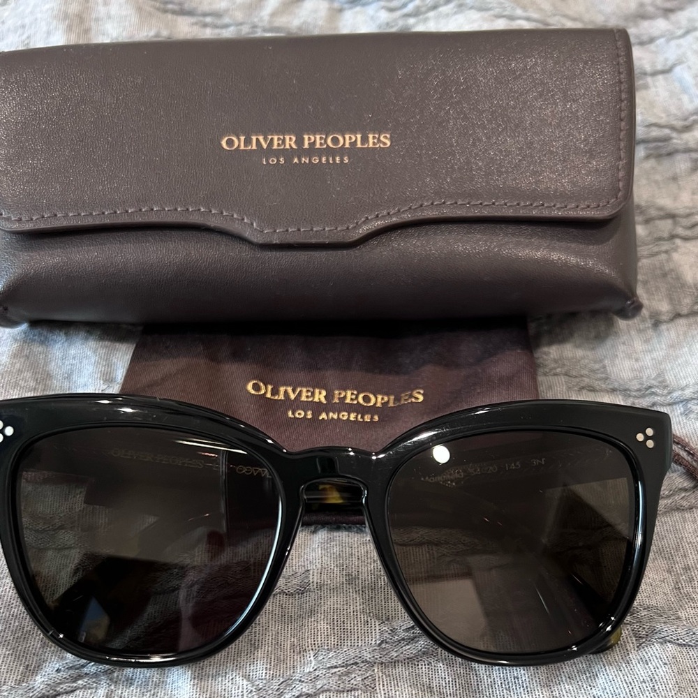 OLIVER PEOPLES-Marianela Sunglasses.Black/Tortoise.Gently used.Great condition.